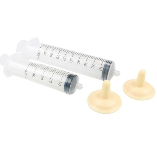 2PCS Clear Baby/Pet Oral Syringe For Milk Medicine Newborn Pet Feeding Tool